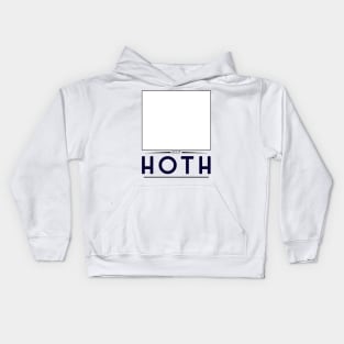 Visit Hoth! (For light shirts) Kids Hoodie